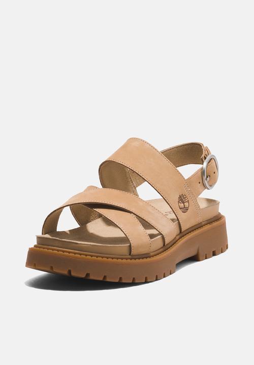 Timberland - Clairemont way backstrap sandal -  medium beige nubuck