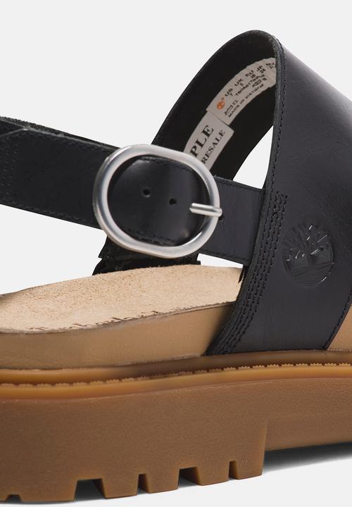 Timberland - Clairemont way backstrap sandal - black full grain