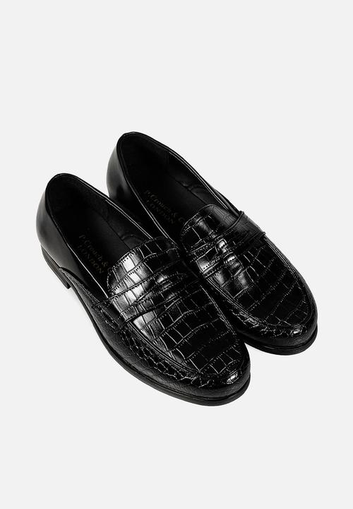 PC - Croc & Hi Shine Combo  Slip on - Black