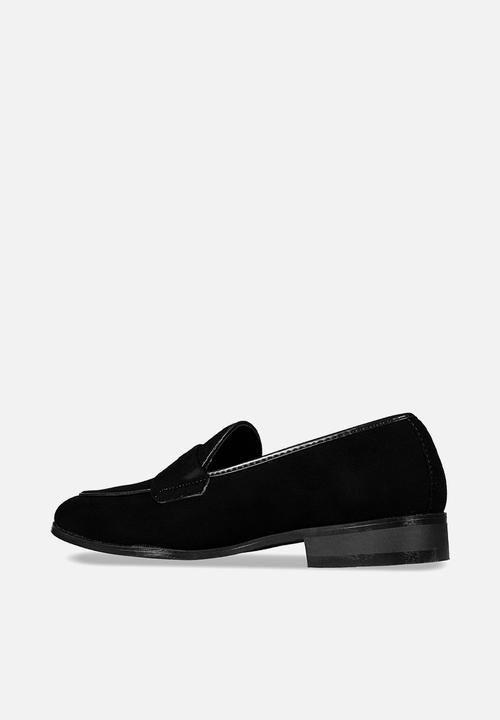 PC - Suede Smoking sliper - Black