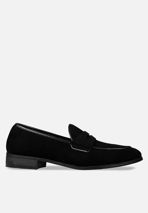 PC - Suede Smoking sliper - Black