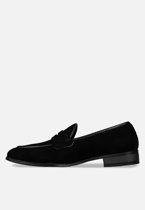 PC - Suede Smoking sliper - Black