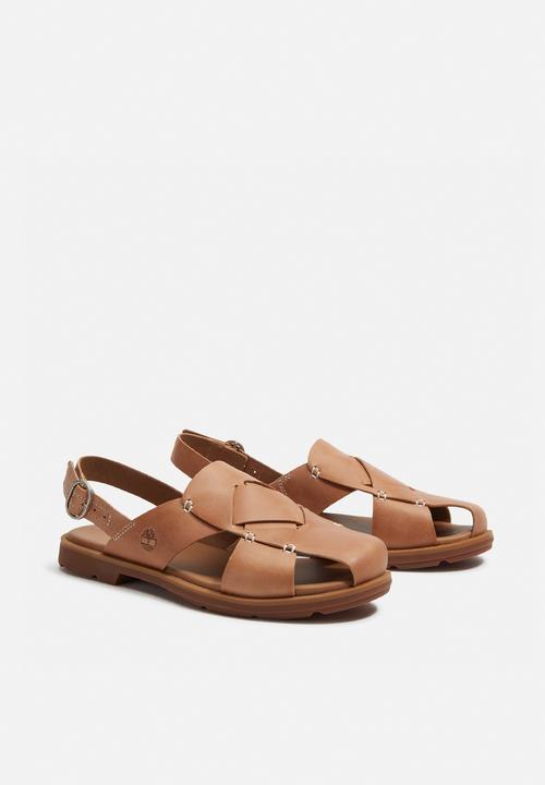 Timberland - Calista bay backstrap sandal - medium brown full grain