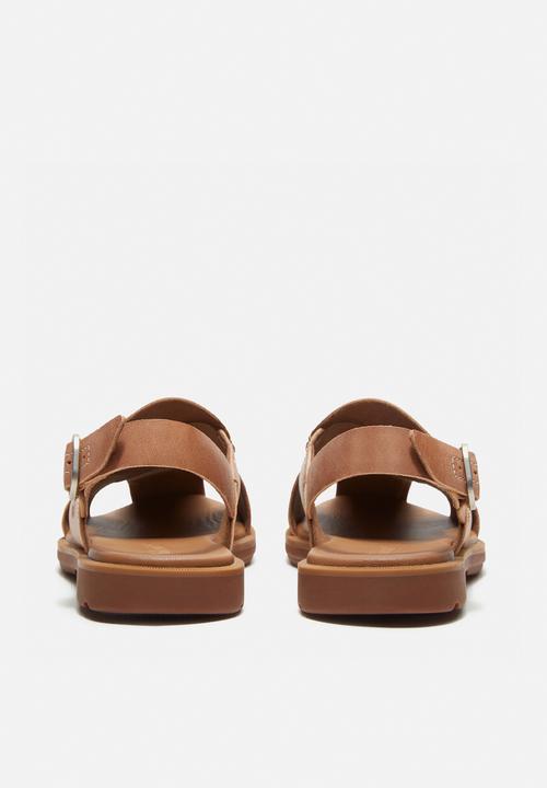 Timberland - Calista bay backstrap sandal - medium brown full grain