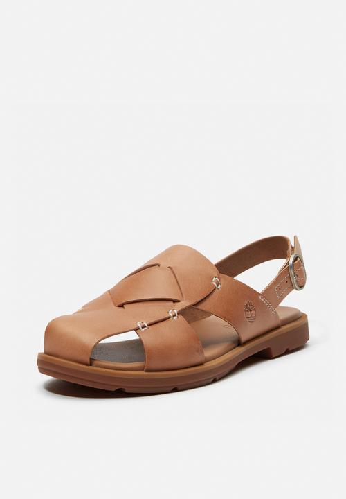 Timberland - Calista bay backstrap sandal - medium brown full grain