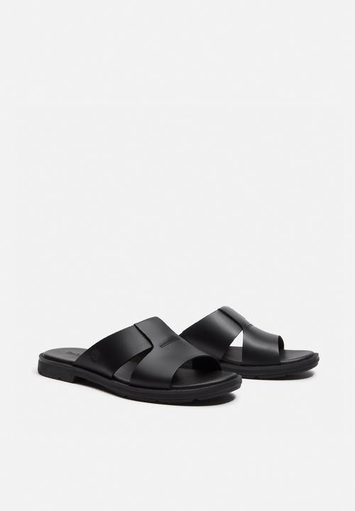 Timberland - Calista bay slide sandal -  black full grain