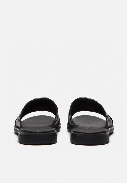 Timberland - Calista bay slide sandal -  black full grain