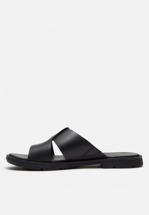 Timberland - Calista bay slide sandal -  black full grain