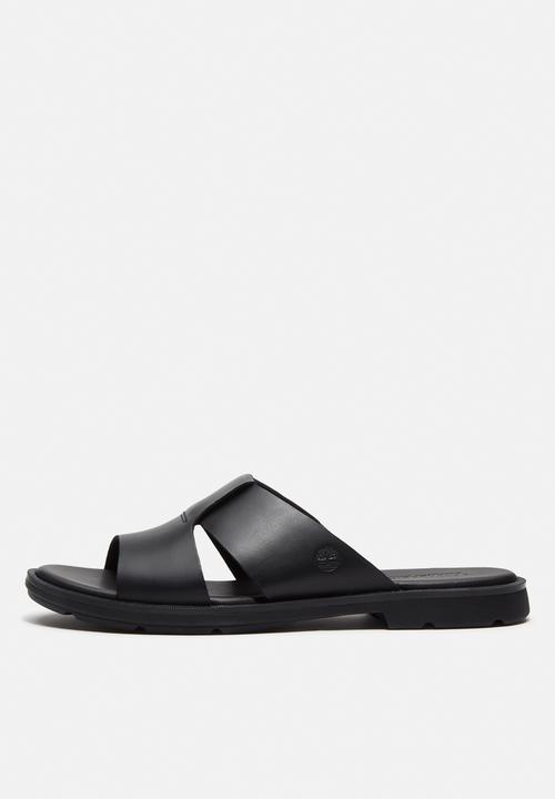 Timberland - Calista bay slide sandal -  black full grain