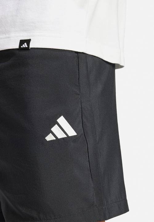 adidas Performance - Essentials Small Logo Chelsea Shorts - Black/Wht
