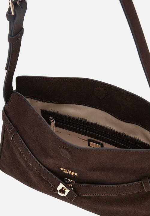 GUESS - Ella Shoulder Bag- Espresso