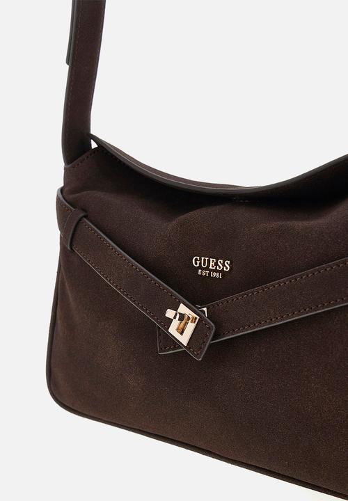 GUESS - Ella Shoulder Bag- Espresso