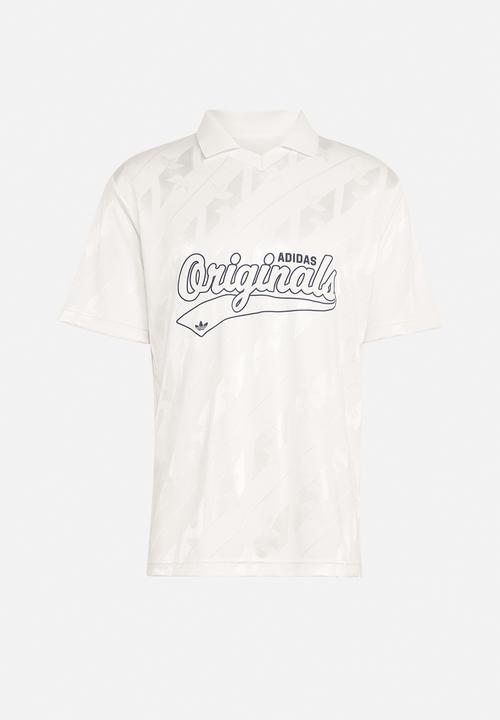 adidas Originals - Jacquard Originals Football Jersey- cloud white