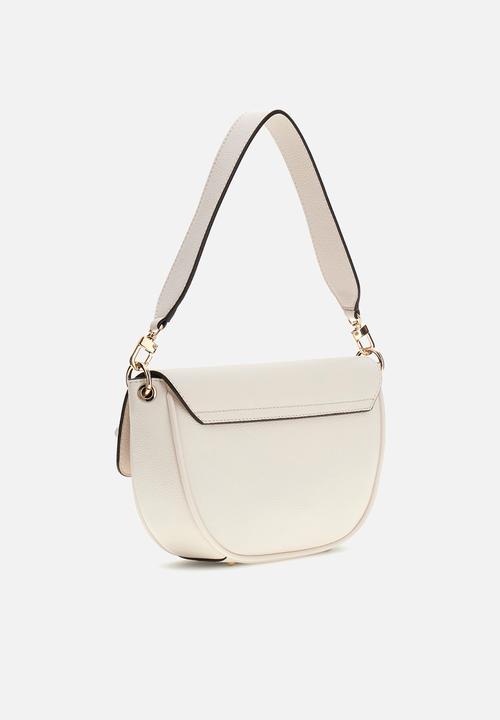 GUESS - Camelia Flap Shoulder Bag- Off White