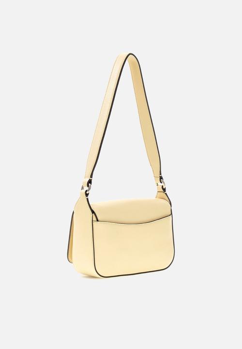 GUESS - Ruby Flap Shoulder Bag- Pale Yellow