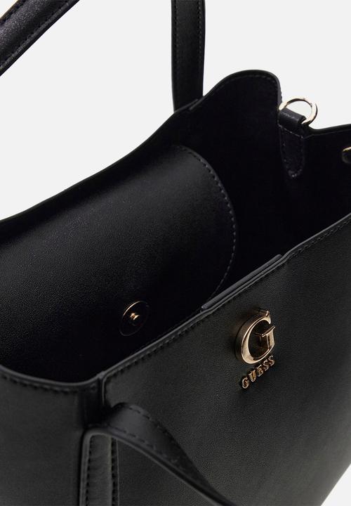 GUESS - Coleen Small Satchel Bag- Black