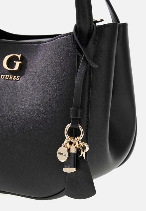 GUESS - Coleen Small Satchel Bag- Black