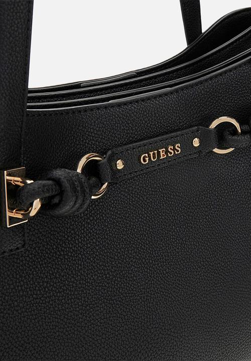 GUESS - Camelia 3 Comp Tote Bag- Black