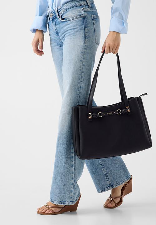 GUESS - Camelia 3 Comp Tote Bag- Black
