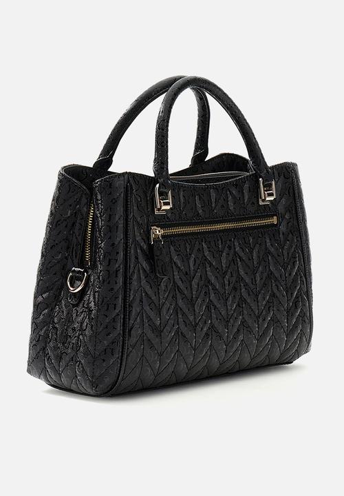 GUESS - Stacey Girlfriend Satchel- Black