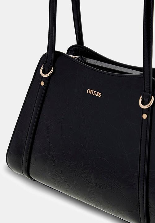 GUESS - Xena Shoulder Satchel Bag- Black