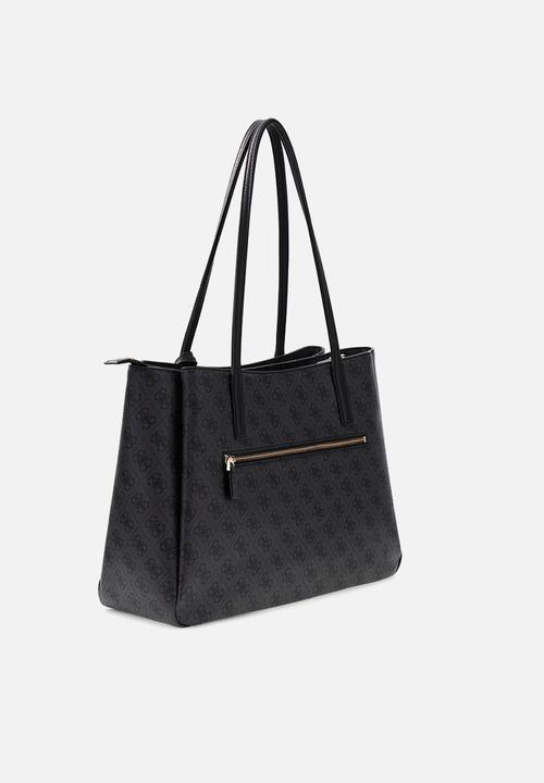 GUESS - Noelle Ii Tech Tote Bag- Coal Logo