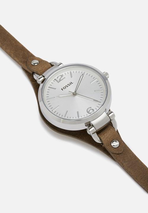 Fossil - Georgia – brown/silver