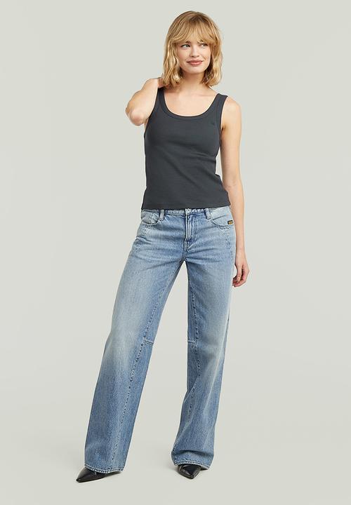 G-STAR - Slim rib tank t wmn - petrol