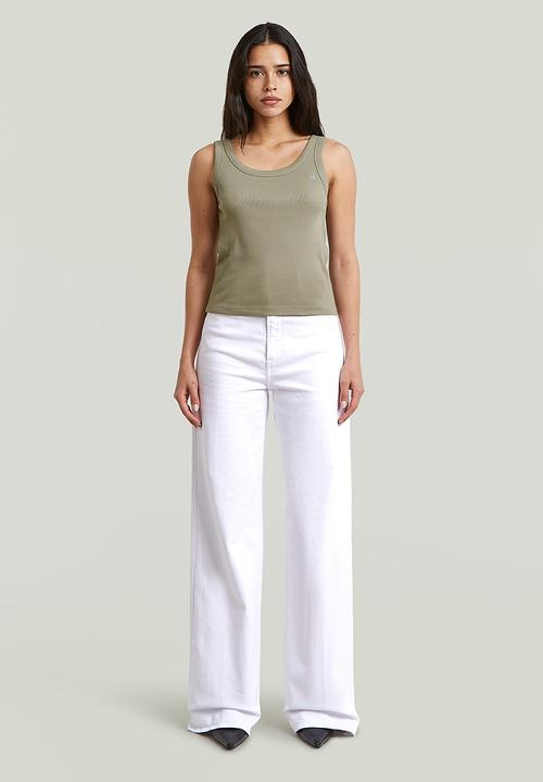 G-STAR - Slim rib tank t wmn - lt orphus