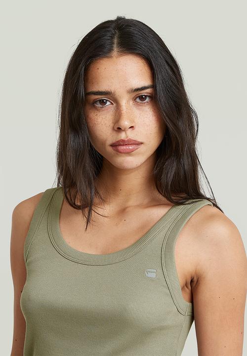 G-STAR - Slim rib tank t wmn - lt orphus