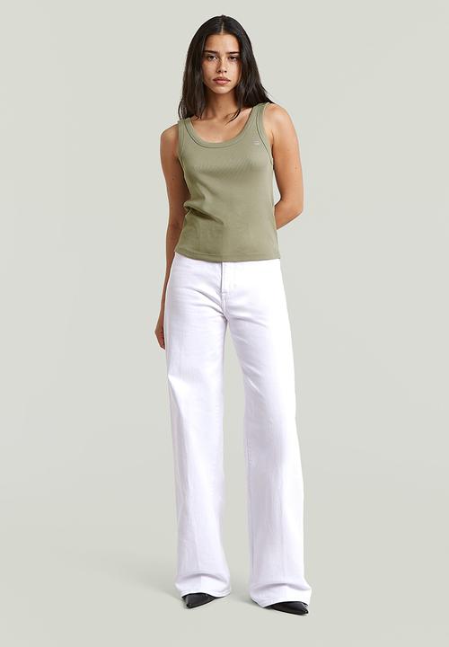 G-STAR - Slim rib tank t wmn - lt orphus