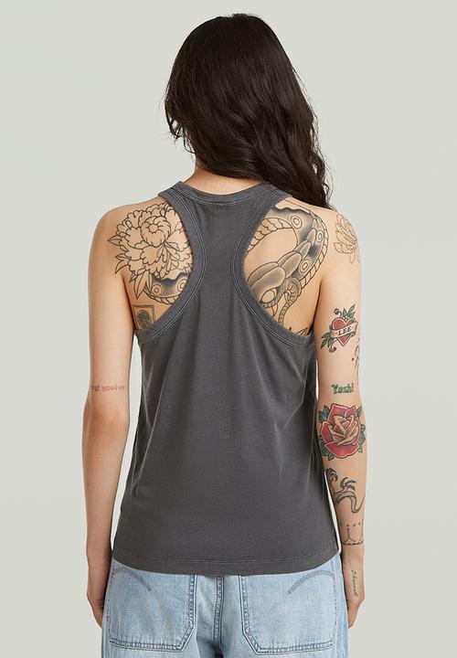 G-STAR - Washed tank r t wmn - petrol gd