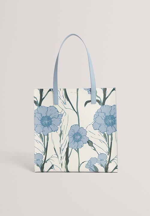 Ted Baker - Tipcon Floral Print Large Icon Bag - Lt-Blue