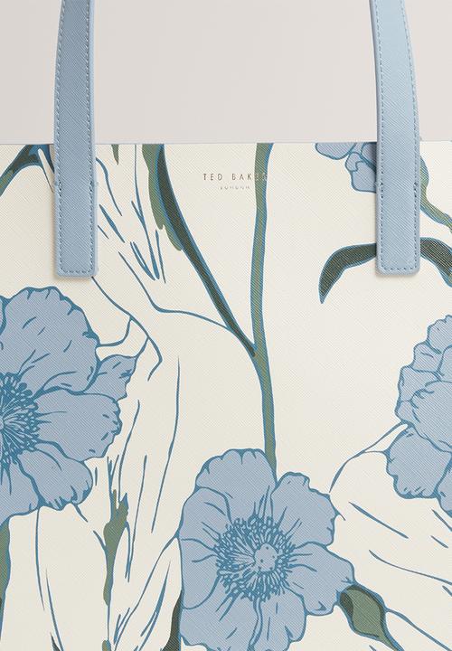 Ted Baker - Tipcon Floral Print Large Icon Bag - Lt-Blue