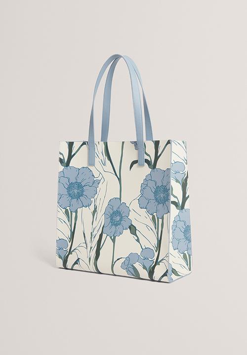 Ted Baker - Tipcon Floral Print Large Icon Bag - Lt-Blue