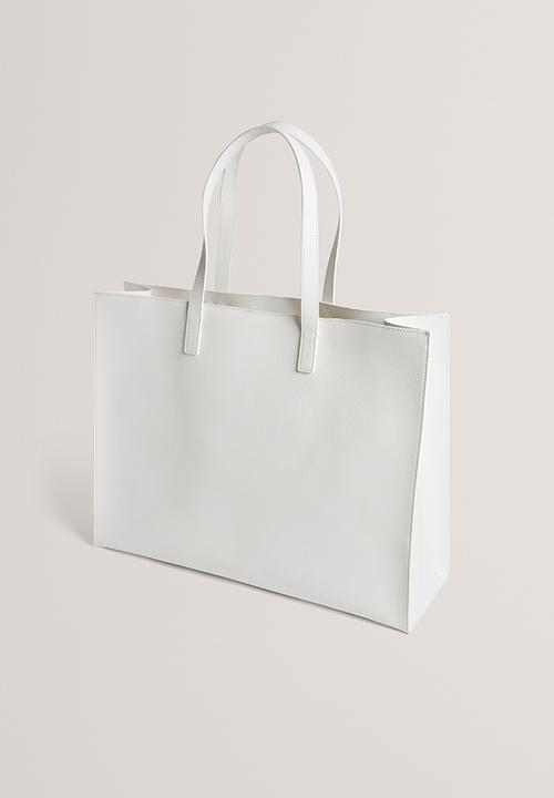 Ted Baker - Reecon Graphic Detail Extra Large Icon Bag - White