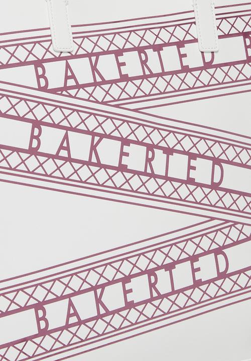 Ted Baker - Reecon Graphic Detail Extra Large Icon Bag - White