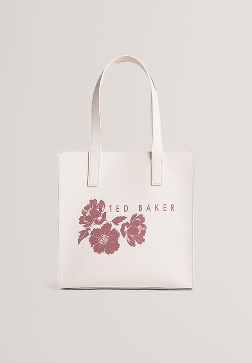 Ted Baker - Ripcon Floral Graphic Small Icon Bag - white