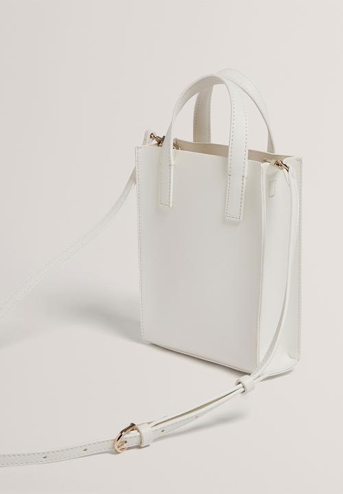 Ted Baker - Reocon Embroidery Floral Mini Icon Bag - Ivory