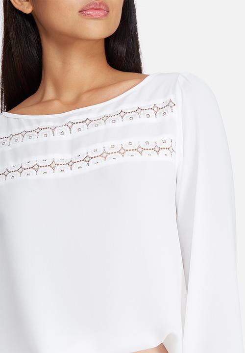 dailyfriday - Lace inset blouse