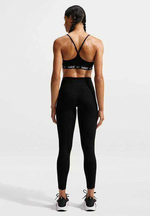 Nike - Nike Indy Light Support Women's Padded Adjustable Sports Bra - Black/Black/White