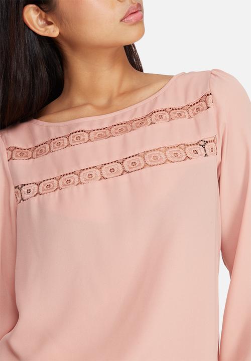 dailyfriday - Lace inset blouse