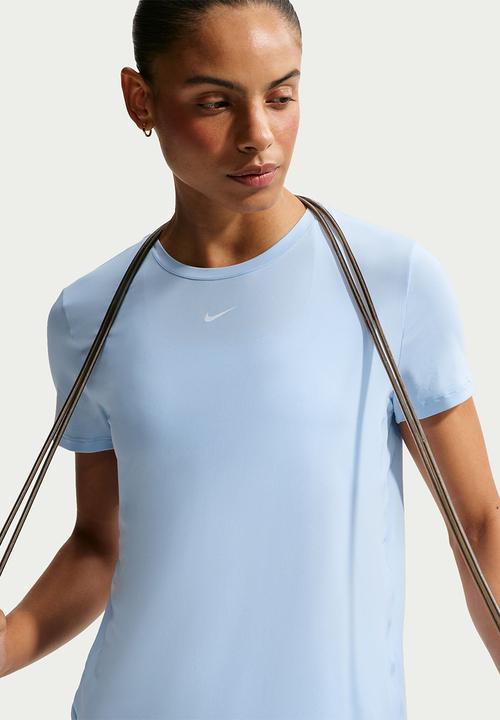 Nike - W Nk One Classic Df Ss Top - Hydrogen Blue/White