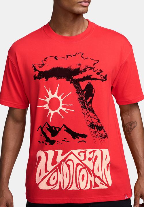 Nike -  ACG Dri-FIT Loose T-Shirt- Lt Crimson Red