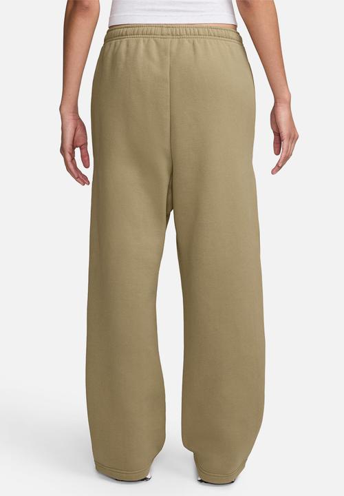 Nike - Women'S Mid-Rise Pleated Pants - Parachute Beige/Sail