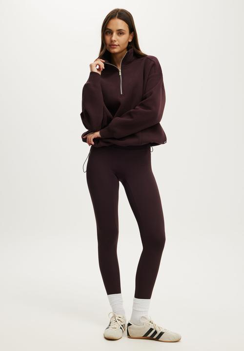 Cotton On - Ultra Move Full Length Tight - Italian Plum