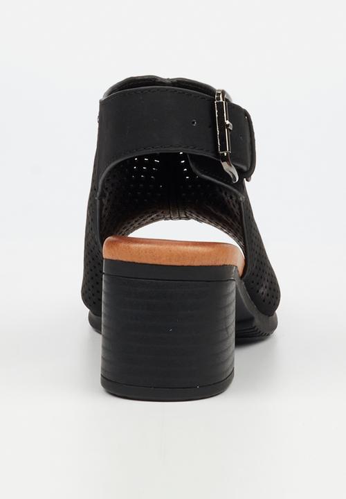 Butterfly Feet - Indra 1 peep toe heel - black