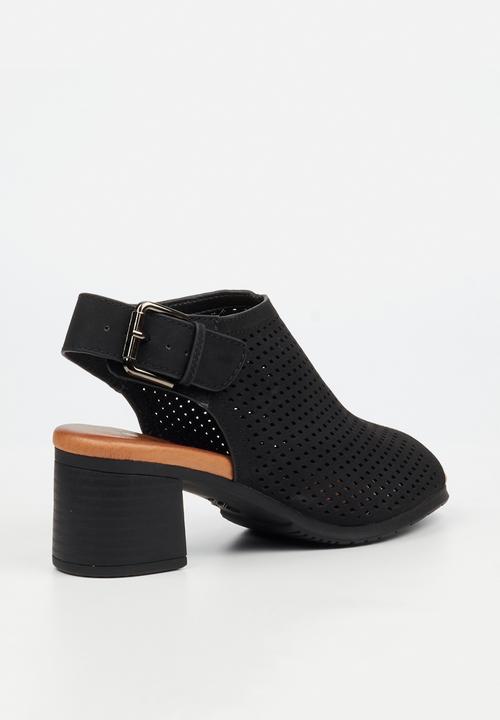 Butterfly Feet - Indra 1 peep toe heel - black