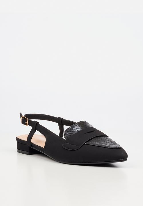 Butterfly Feet - Monte 1 slingback - black