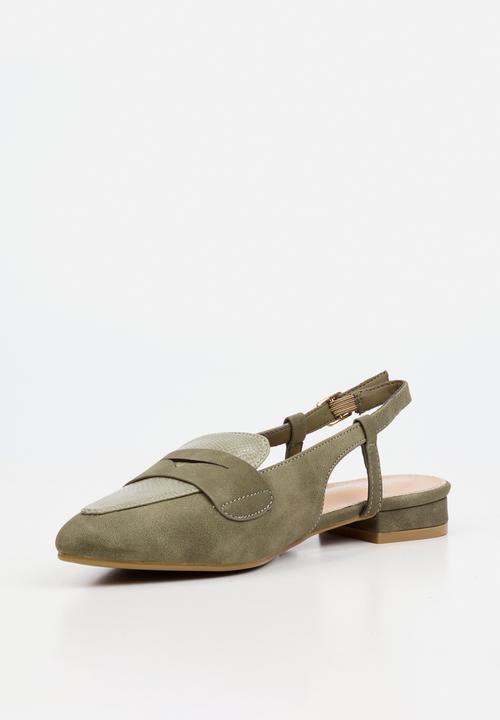 Butterfly Feet - Monte 1 slingback - olive